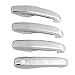 EAG 14-16 Chevy Silverado 1500 / GMC Sierra 1500/15-16 Silverado 2500/3500 / Sierra 2500/3500 / Suburban/Tahoe/Colorado/Yukon XL/Canyon Triple Chrome ABS 4 Door Handle Cover