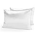 Restorology Genius Pillow (2-Pack) - Hotel Quality Plush Cooling Gel Fiber Filled Pillow with Sateen Gusset - Hypoallergenic - Queen