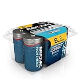 Rayovac D Batteries, Alkaline D Cell Batteries (6 Battery Count)