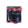 Iztoss-3-gang-rocker-switch-panel-with-power-socket-31A-dual-USB-wiring-kits-and-Decal-Sticker-Labels-DC12V24V-for-Marine-Boat-Car-Rv-Vehicles-Truck-blue-led