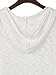 Choies Women's Acrylic V-Neck Hooded Long Sleeve Loose Sweater