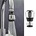 ILJILU 360 Rotate Swivel Faucet, Nozzle Torneira Water Filter Adapter Water