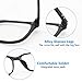 Livho Blue Light Blocking Glasses Filter Blue Ray Computer Game Glasses for Women Men Square Eyeglasses TR90 Frame [Anti Eyestrain, Reduce Headache & Better Sleep] - 0.0 Magnification