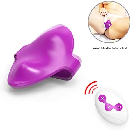 fyufytftrd Invisible Wearable Powerful Butterfly Vibrantor for Couples Clitorial Sucking Toy for Women Waterproof Remote Control Toy for Female Wonderful Gift