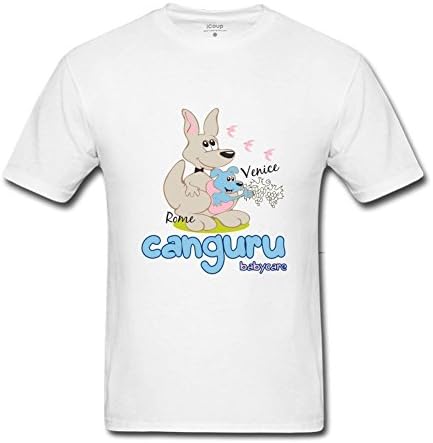 Canguru Badycare Men's Simple T Shirt XXL White