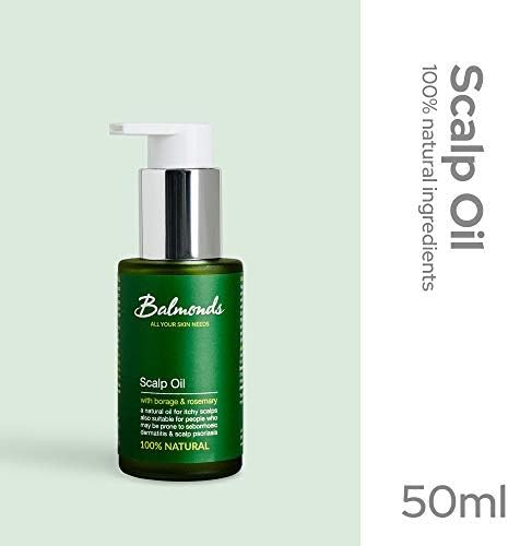 Balmonds Hair, Scalp & Beard Oil 50ml with Rosemary, Hemp & Tea Tree, Natural Conditioning Treatment for Dry Itchy Scalps - Image 3