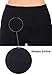 VIV Collection High Waisted Yoga Waistband Capri Leggings Brushed Soft (M, Black)