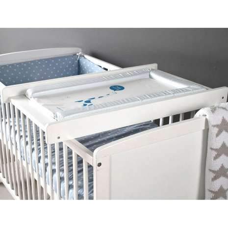 east coast cot top changer white