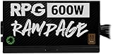 GameMax 600W Rampage Power Supply 80 Plus Bronze APFC Japanese Tk Capacitor view 10