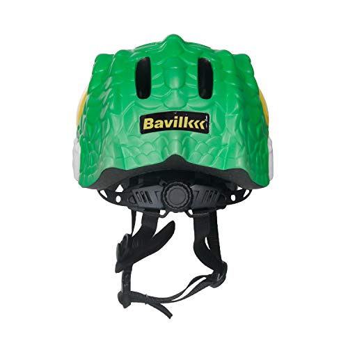 image for Bavilk Toddler Bike Helmets Dinosaur Helmets Adjustable Multi Sports B