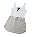 Mansy Women's Ladies Chiffon Long Top Blouse Summer Womens Sleeveless Mini Dress X-Large White