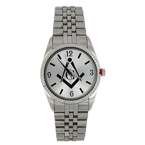 Brand New Men's Freemason Masonic Mason Watch - with Free Engraving
