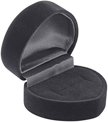 Cute Shell Velvet Gift Box Ring Pendant Jewelry Earrings Storage Display Case (1)