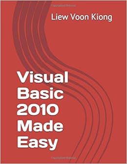Visual Basic 2010 Made Easy: 9781467975193: Computer Science Books ...