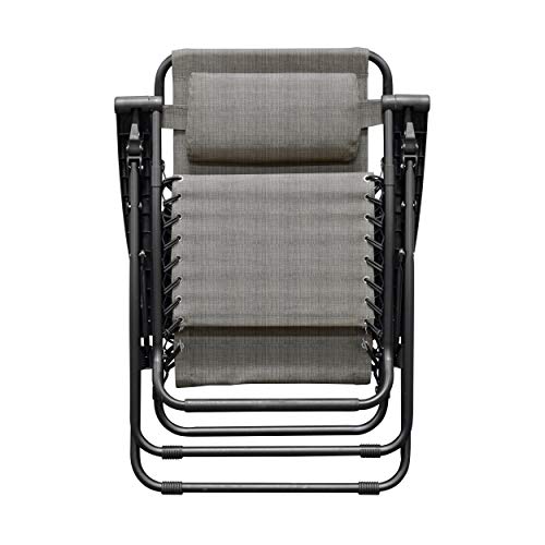 Caravan Sports Infinity Zero Gravity Chair, Grey (Certified Refurbished) - Thumbnail 2