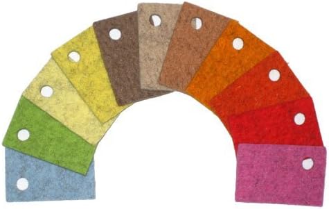 Sample Bag of 3mm Thick Earth Tone Designer Felt