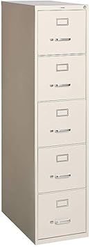Amazon Com Staples 368569 Commercial 5 Drawer Vertical File Cabinet Putty Letter 26 5 Inch D Office Products