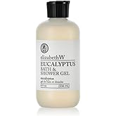 elizabethW, Eucalyptus Bath and Shower Gel, 8 Fluid Ounces