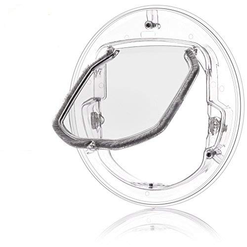 Cat Mate 4-Way Locking Cat Flap Door for Small Pets - Glass Window for Cats, Small Dogs, Puppy - Microchip Compatible Large Pet Door