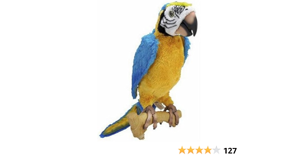 furreal squawkers mccaw talking parrot toy