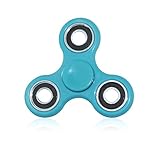 ALakacam Tri Fidget Hand Spinner toy for Relieving EDC Desk Focus ADHD Kids or Adults - Super Fun fingertip Bearing toy 360 Degree Rotation up to 2 Minutes (Sky blue)