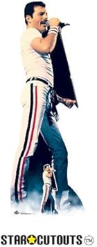 Sagoma Cartone Freddie Mercury Star Cutouts - A Grandezza Naturale, Con Supporto - Foto 6