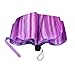 Purple Daisy Triple Folding Umbrella