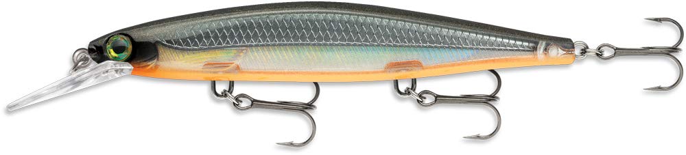 Rapala Shadow Rap Deep Lure with Three No. 6 Hooks, 1.2-2.4 m Swimming Depth, 11 cm Size, Halloween