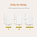 Baby Food Feeder, YCGRE Reusable Fresh Fruit Nibbler Pacifier BPA Free Infant Teething Toy with 2 Pack Baby Feeding Spoons for Toddler & Kids Bonus 3 Pcs Replacement Silicone Pouches (Boy)