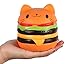 Anboor 4.5" Squishies Jumbo Slow Rising Kawaii Squishies Cat Hamburger Bread Toy for Collection Gift primary