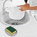 Kitchen Soap Holder,Stainless Steel Soap Dish with Draining Tray,Double Layer Stainless Steel Sponge Holder,Soap Box for Bathroom and Bathtub