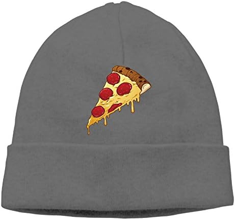 SADCPO Salami Pizza Slice Unisex Cool Beanie Watch Cap Fashion Ski Cap Warm Slouchy Beanie DeepHeather
