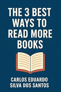 Livro The 3 Best Ways to Read More Books