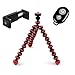 IYOOVI Octopus Phone Tripod for IPhone, Cellphone, Smartphone with Phone Mount Holder Clip + Bluetooth remote