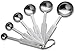 MEKBOK Stainless Steel Measuring Spoons - Set of 6 Accurate Spoons Including 1/2 Tablespoon and 1/8 Teaspoon Measuring Spoon - Gift Box