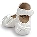 Binmer(TM) Baby Girl Bowknot Leater Shoes Sneaker Anti-slip Soft Sole Toddlerr (0-6M, White)