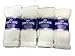 Diabetic Socks, Creswell Diabetic Socks, 12 Pack (1 Dozen Pairs), For Men and Women, Medical Socks for Neuropathy, Edema, Diabetes, Non-binding, Crew Length, Size 10-13,Large, White