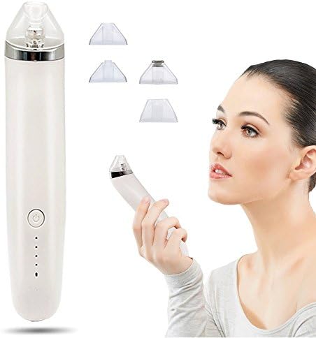 Blackhead Remover Tool, USB Rechargeable Blackhead Vacuum Suction Remover, Electric Skin Cleanser Blackhead Extractor , Skin Pore Cleaner with 4 Microcrystalline Head