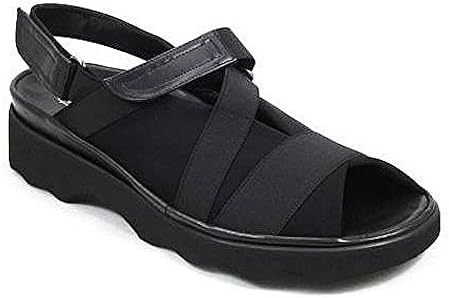 Thierry RabotinWomen's Wyeth Black Microfiber Sandal 39M