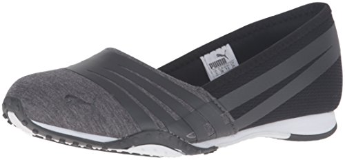 PUMA Women's Asha Alt 2 Jersey Wn's Sandal, Dark Shadow-Black, 6 M US
