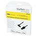 StarTech.com 2m 6ft Angled Black Apple 8-pin Lightning to USB Cable for iPhone iPod iPad - Angled Lightning Cable - Charge & Sync - 2 m (USBLT2MBR)