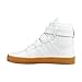 Radii Straight Jacket Vlc Mens White Leather High Top Lace Up Sneakers Shoes 11