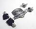 Saddlebag Lock Set for Harley-Davidson 1993-2013 Touring Models Saddlebag Locks Direct Replacement for OEM Hard Bag Locks