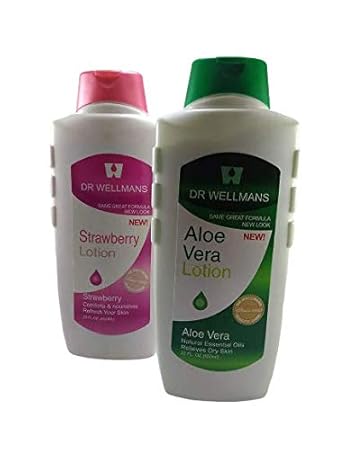 Dr. Wellmans Combo Pack ALOE VERA BODY LOTION WITH NATURAL ESSENTIAL OILS