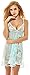 ADOREJOY Women's Lace Babydoll Lingerie Set(M,Green)