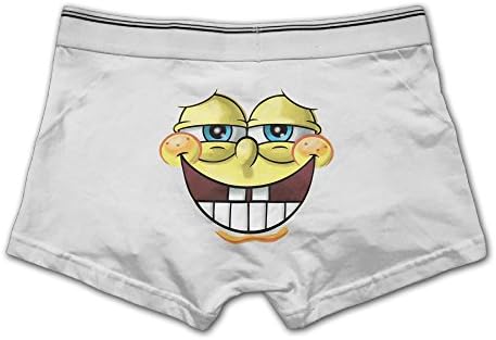 Men's Stretch Underwear Full-Cut Briefs Sponge Bob Sinister Smile