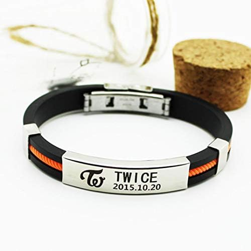 aixingwuzi Colorful Kpop Twice Silicone Bracelet Pair Bracelet Candy Colours Star Same Style Bracelet Hot Gift for Women