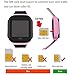 SZBXD Kids GPS Smartwatch, 1.44 inch Touch Anti-Lost Smartwatch for Children Girls Boys with Camera SIM Calls SOS Smartwatch (Pink)