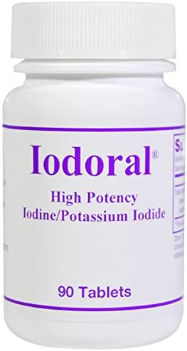 Optimox Corporation, Iodoral, Iodine/Potassium Iodide, 90 Tablets - 2pc