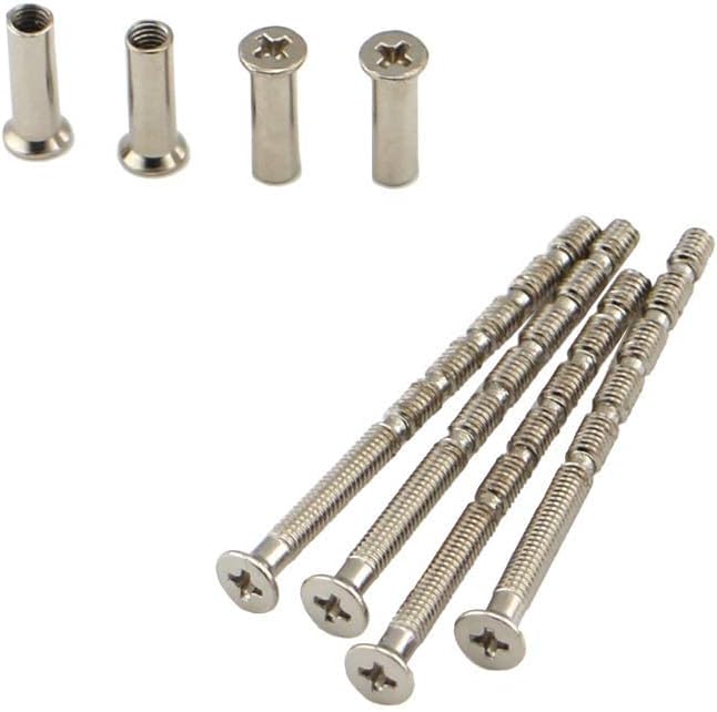 VINLIN 4 Piece M4 Screw Connecting Bolts Sleeves for Door Handle Roses